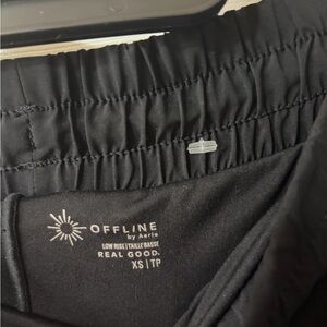 Aerie Black Low Rise athletic shorts